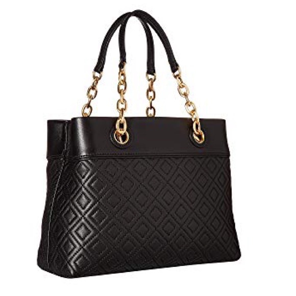 Tory Burch💛Fleming small Tote Black NEW - Picture 2 of 9